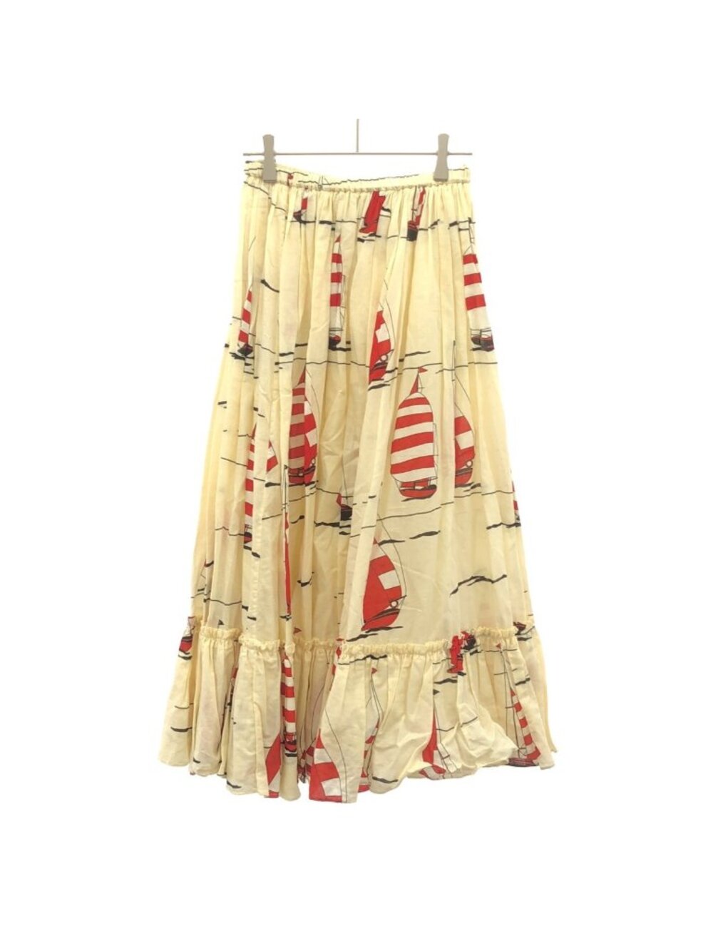 Gucci Yacht Print Skirt Ivory 38